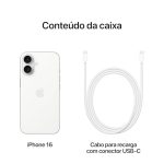 Apple iPhone 16 (128 GB) – Branco