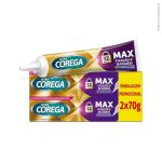 Corega Ultra Creme Fixador de Dentadura e Próteses, Sabor Menta, Forte Fixação por até 12h, Kit 2 Unidades 70g cada
