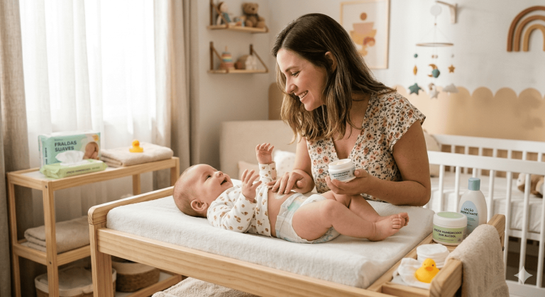 Cuidados com a Pele do Bebê e Prevenção de Assaduras