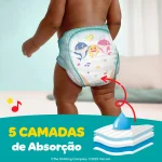 Fralda descartável Pampers Supersequinha, Tamanho G 80 Unidades