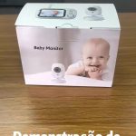 Babá Eletrônica Abm600 Câmera Semfio Visão Noturna 20H 3.5” Lcd Tela Grande De Alta Definição Multifuncional Alarme Com Microfone