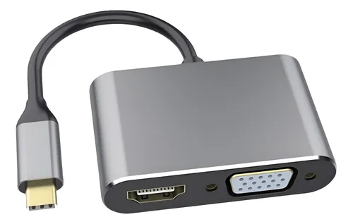 Hub Usb 3.0 Usb C Adaptador Para Macbook Hdmi Vga Carregador