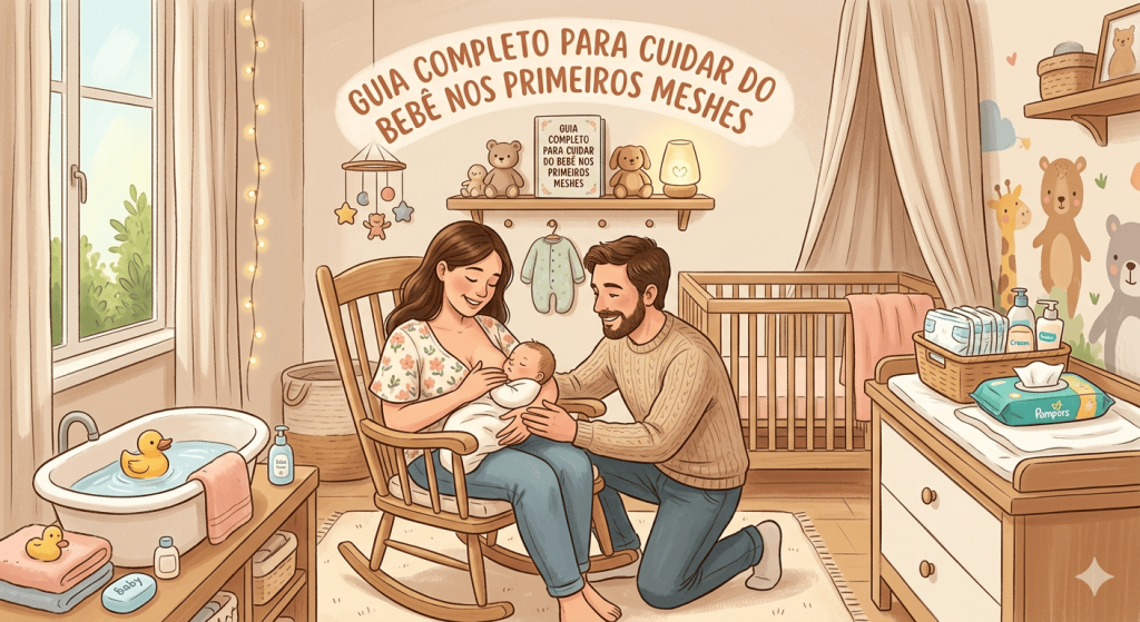 Guia para Cuidar do Bebê nos Primeiros Meses